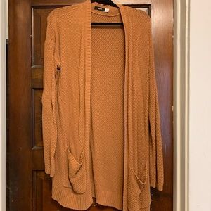 BDG Women's Orange Tan Cardigan